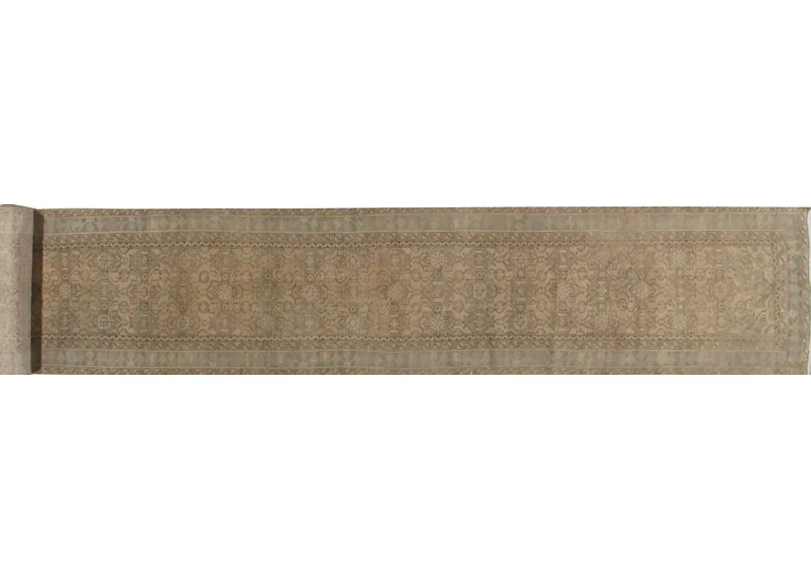 Persian Malayer Runner 3'7' x 20'3' - Beige