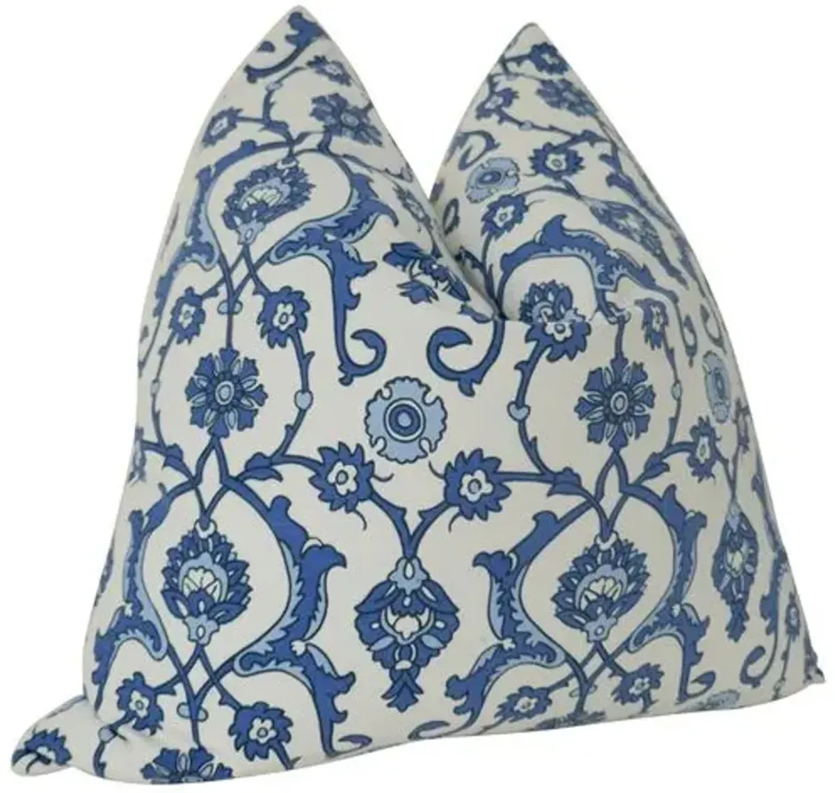 Pasadena 24x24 Pillow - Indigo/White