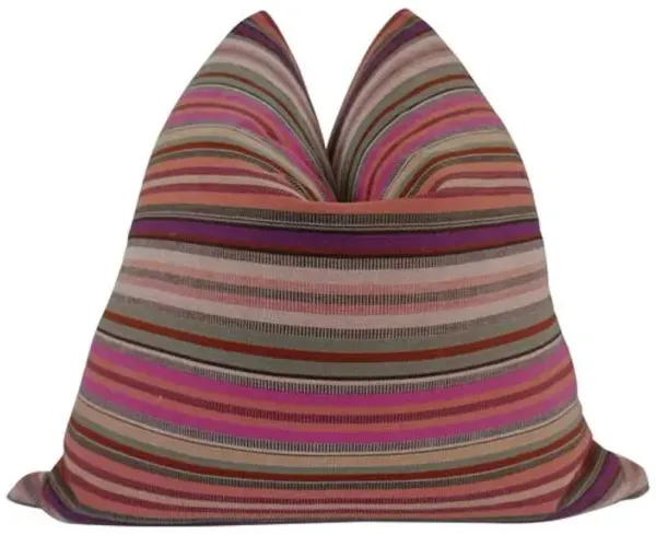 Tonina 24x24 Pillow - Red/Pink