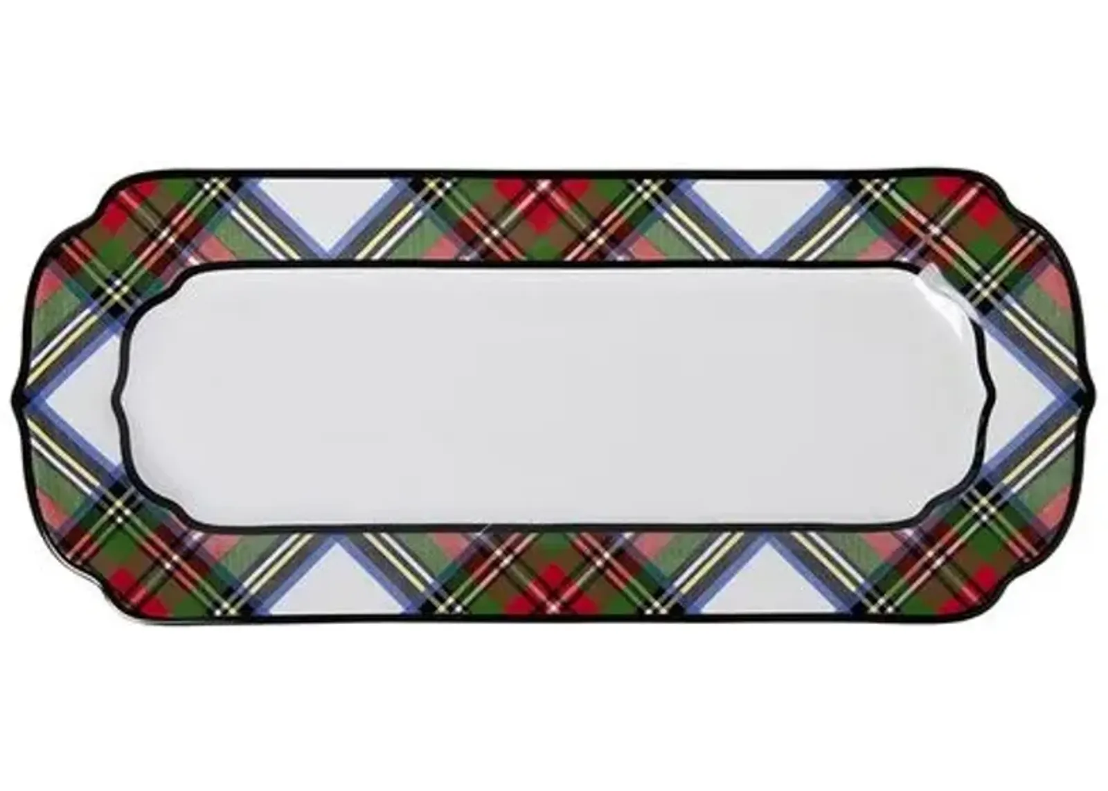 Stewart Tartan Hostess Tray - Juliska - Multi