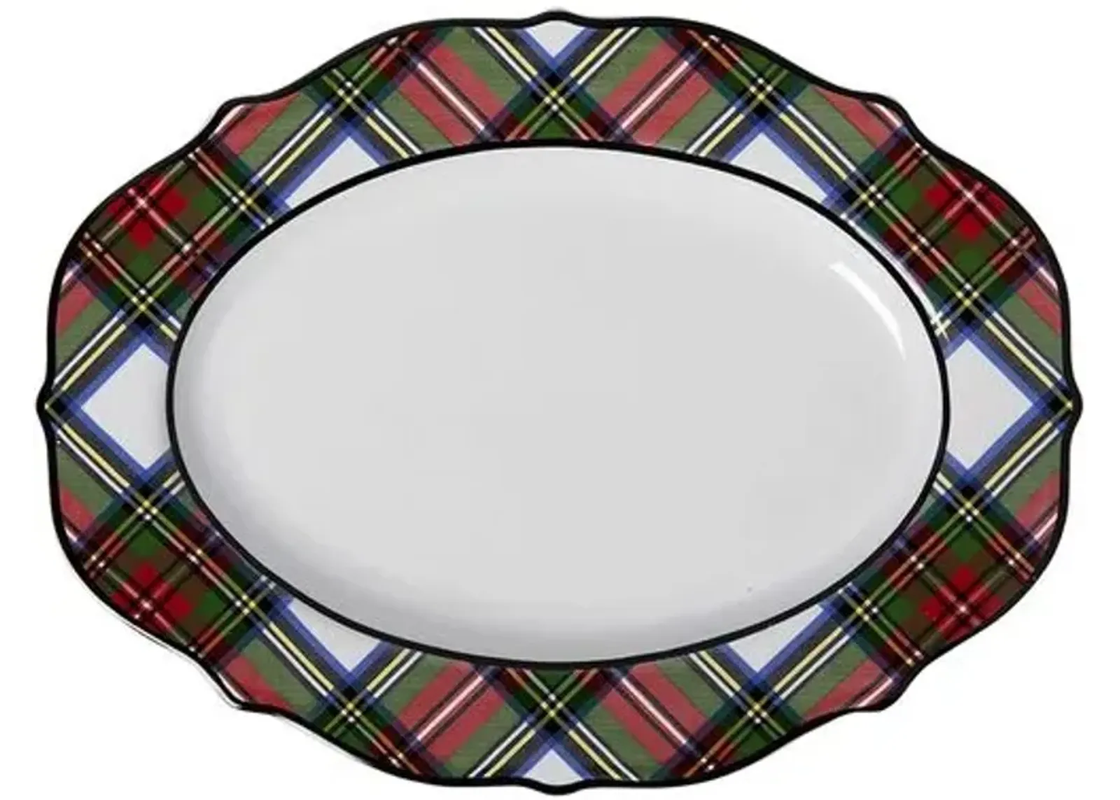 Stewart Tartan 15" Platter - Juliska - Multi