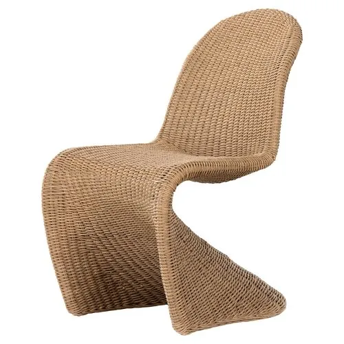 Paulina Outdoor Dining Chair - Vintage Natural - Beige