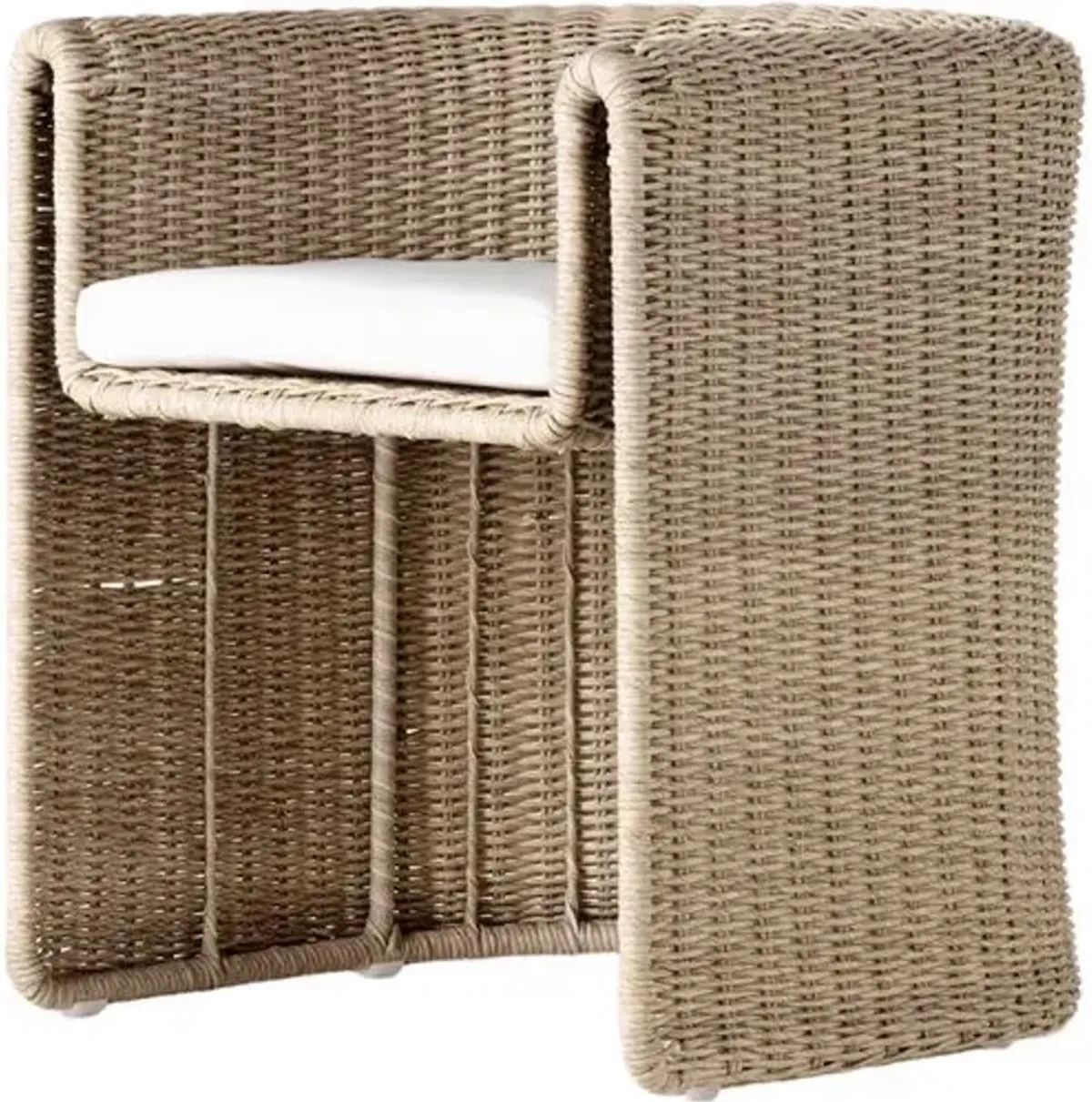Elliana Outdoor Dining Armchair - Vintage White