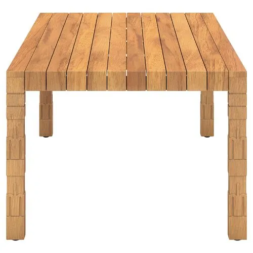 Akira Outdoor 86" Dining Table - Natural Teak