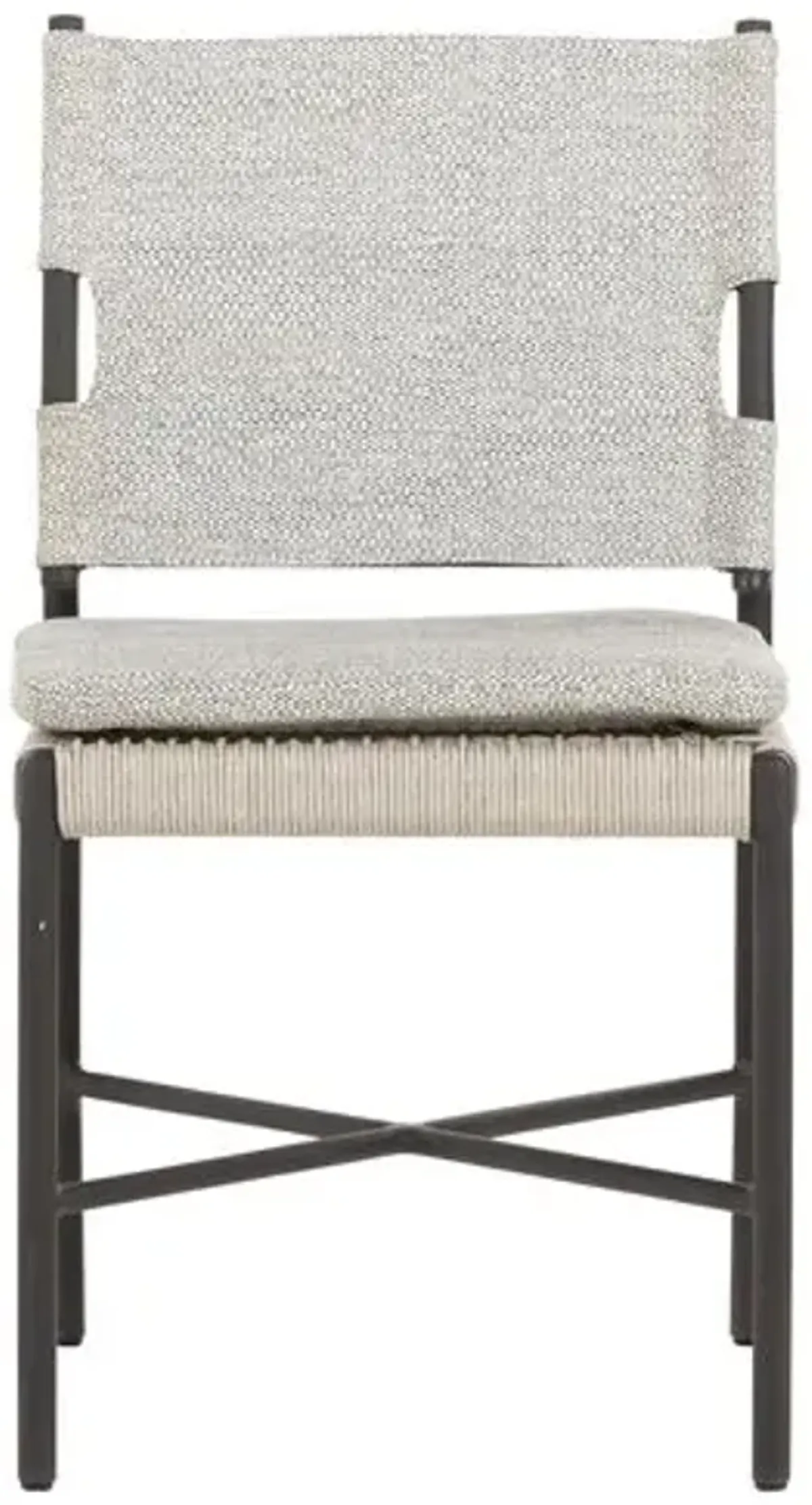 Dean Outdoor Dining Chair - Bronze - Gray