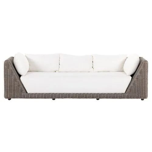 Nova Outdoor 97" Woven Sofa - Natural