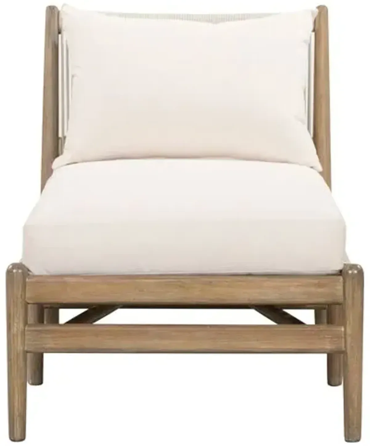 Maria Outdoor Chaise - Natural - Beige - Comfortable, Sturdy, Stylish