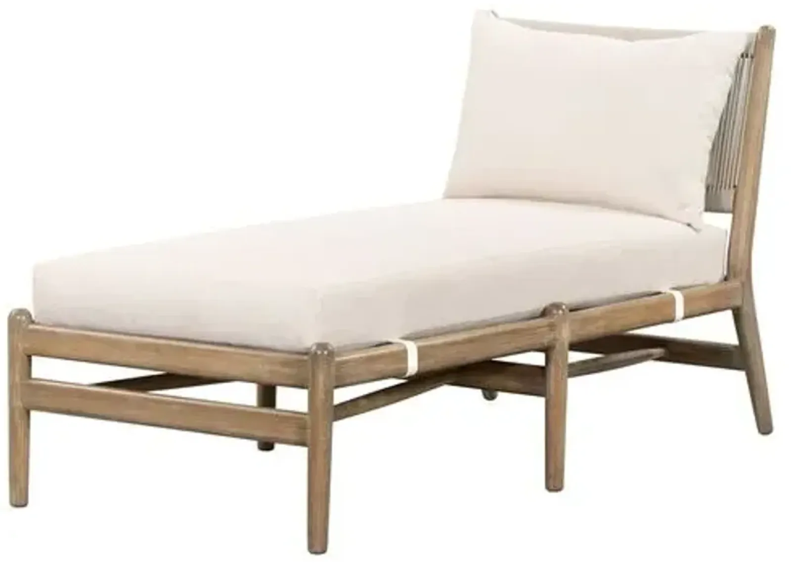 Maria Outdoor Chaise - Natural - Beige - Comfortable, Sturdy, Stylish