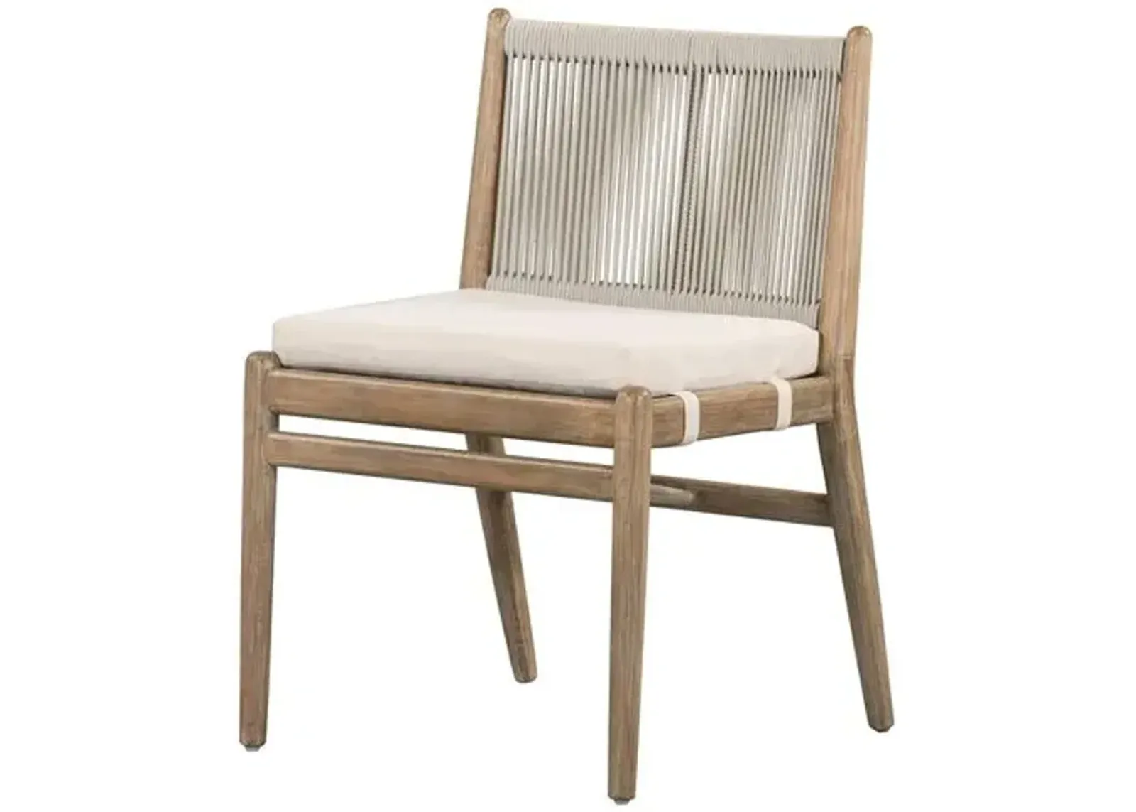 Maria Outdoor Dining Chair - Natural - Brown