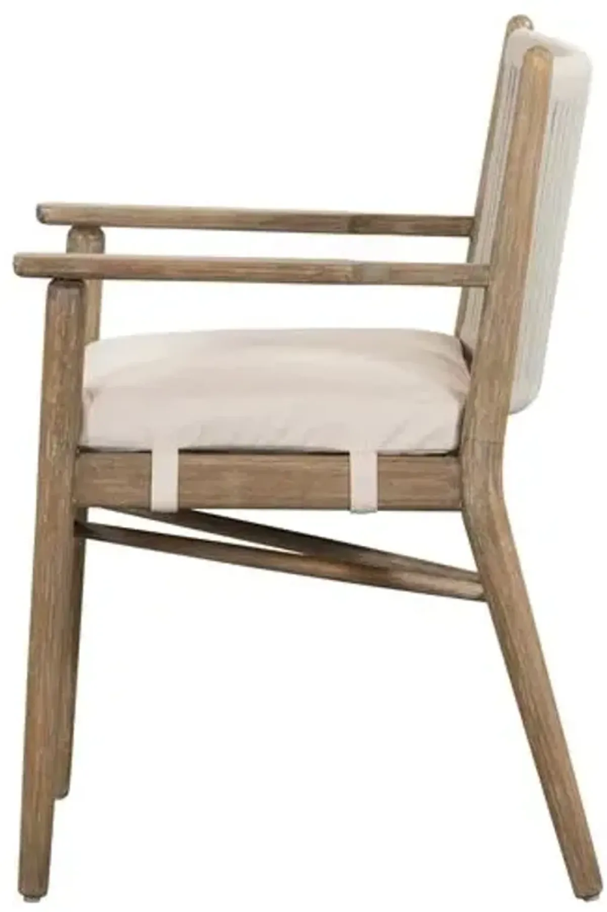 Maria Outdoor Dining Armchair - Natural - Brown