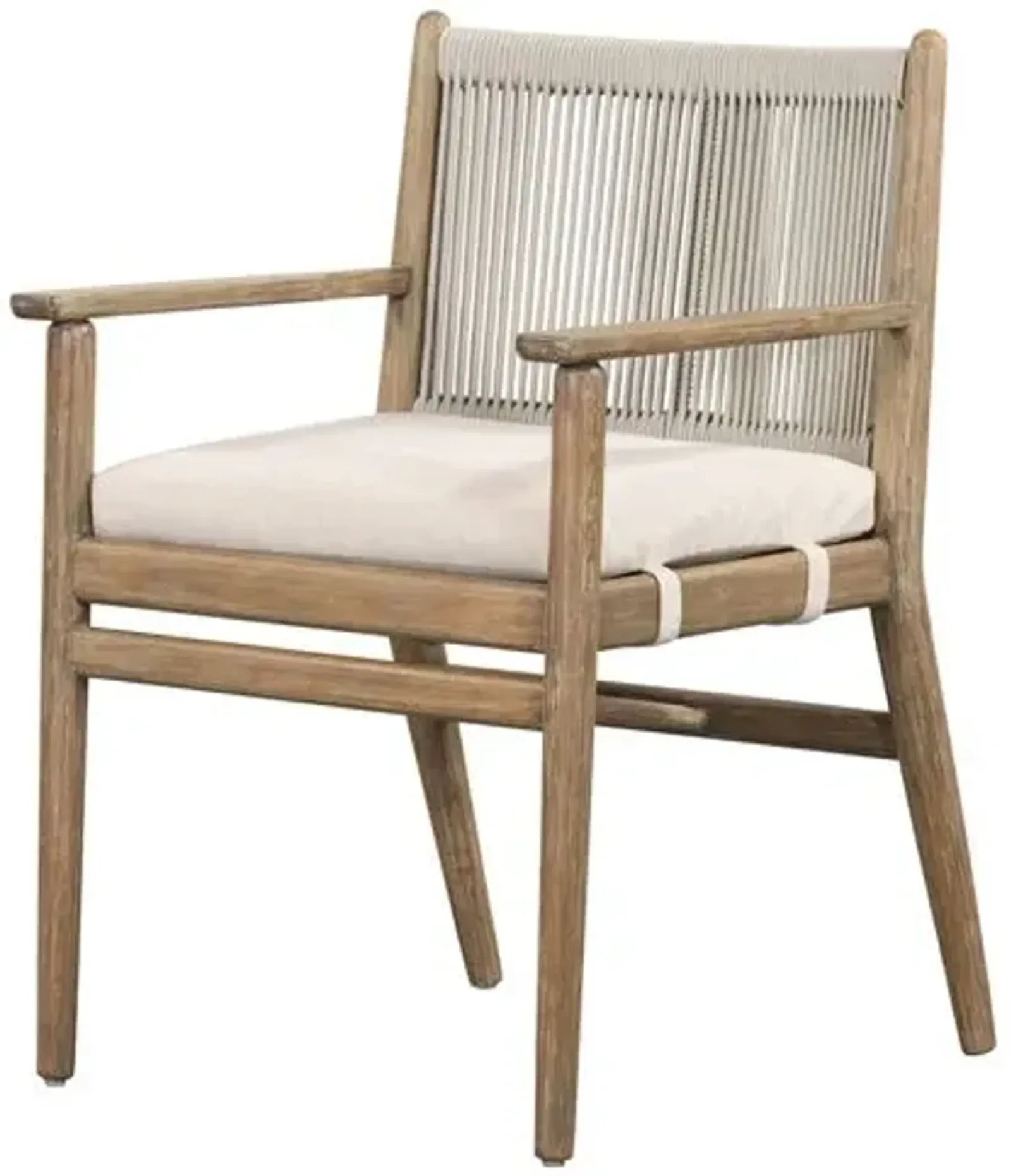 Maria Outdoor Dining Armchair - Natural - Brown