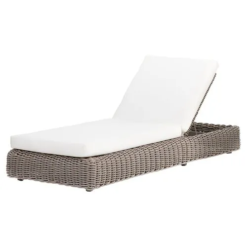 Nova Outdoor Woven Chaise - Natural - Ivory - Comfortable, Sturdy, Stylish