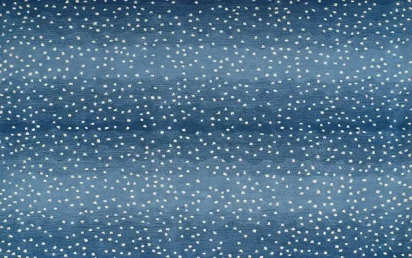 Woodland Antelope Hand-Tufted Rug, Denim