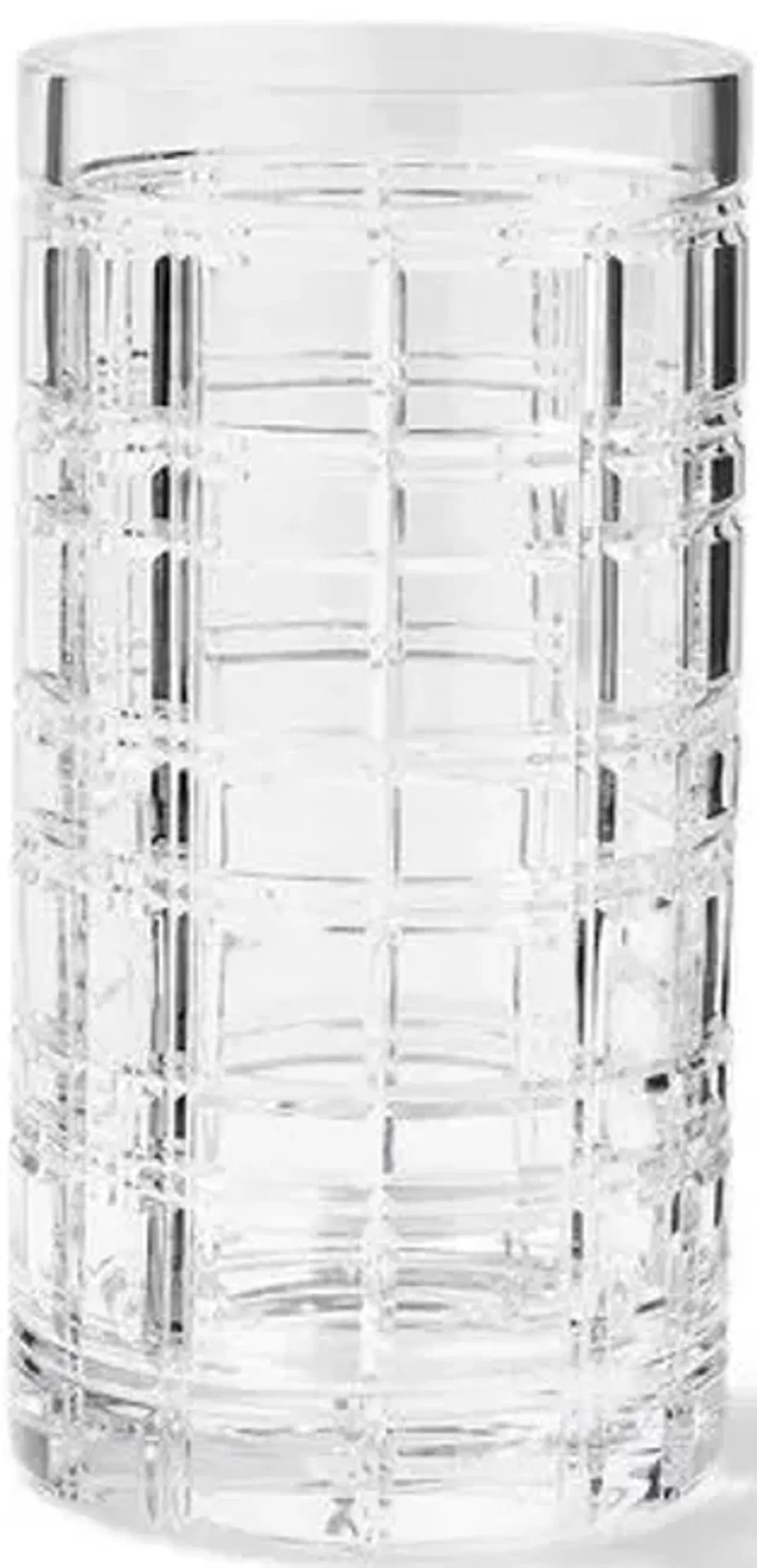 Hudson Plaid Vase - Ralph Lauren Home - Clear