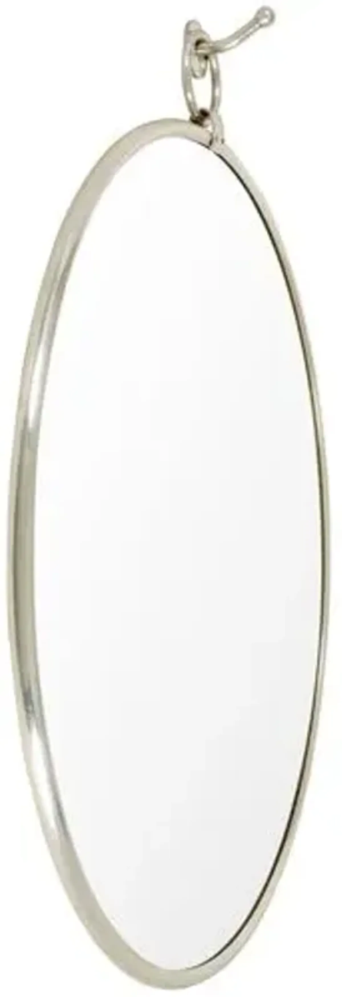 Georgia 23" Round Wall Mirror - Silver