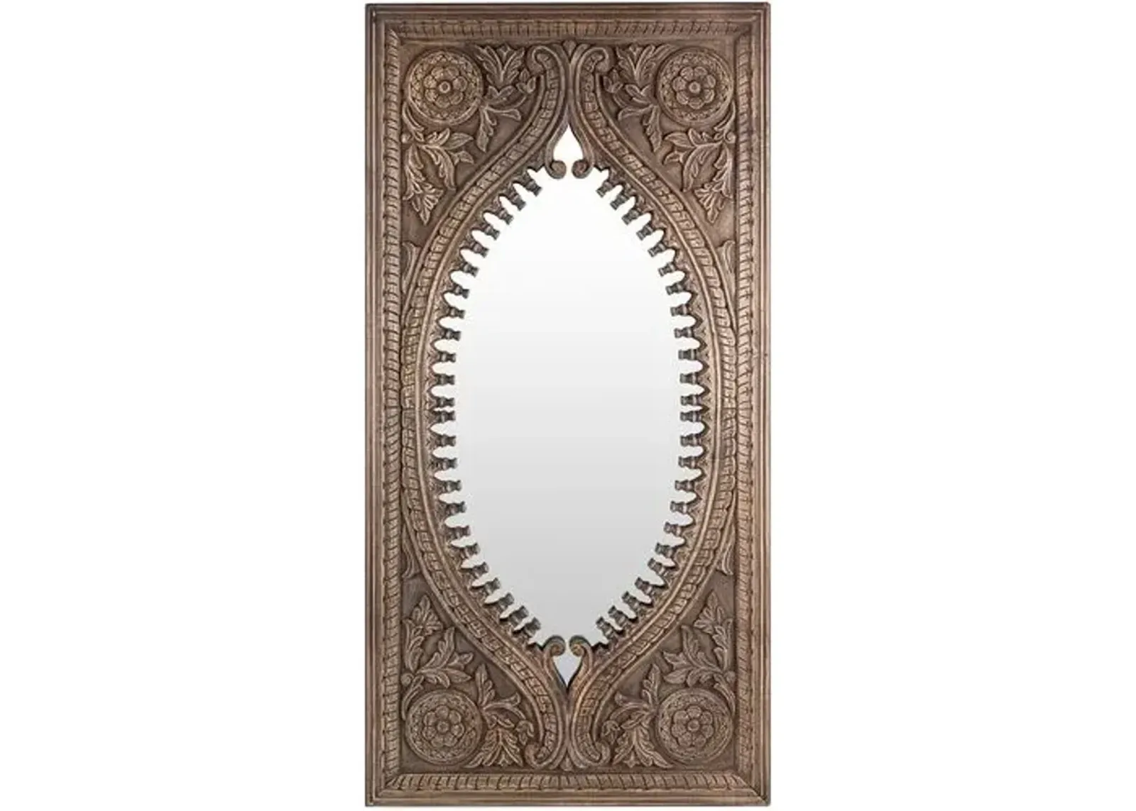 Jasper Floor Mirror - Natural