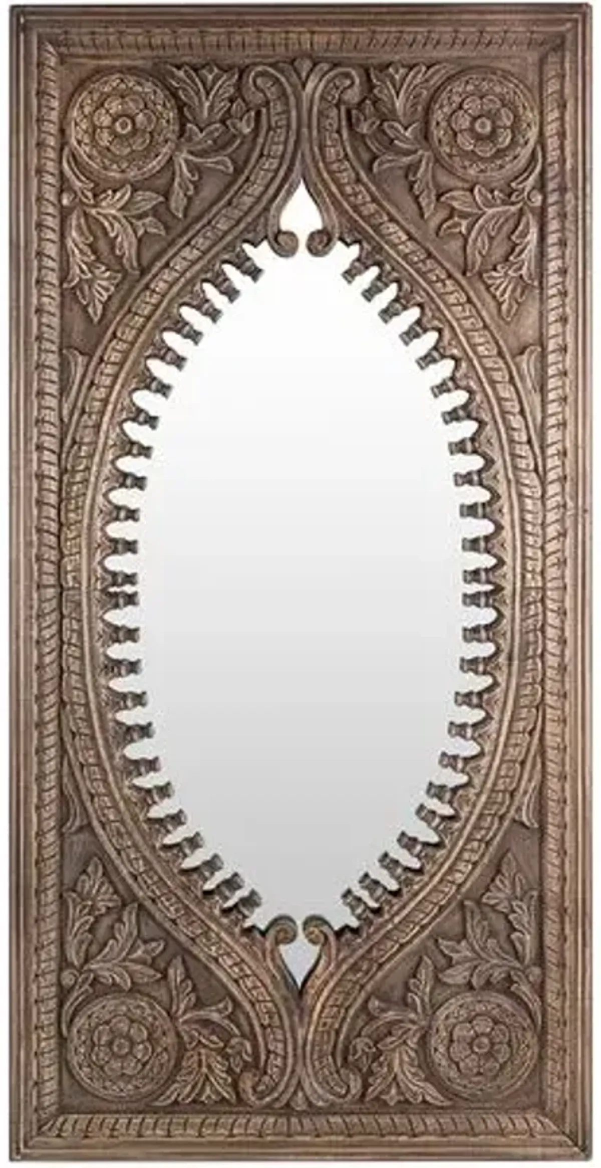 Jasper Floor Mirror - Natural