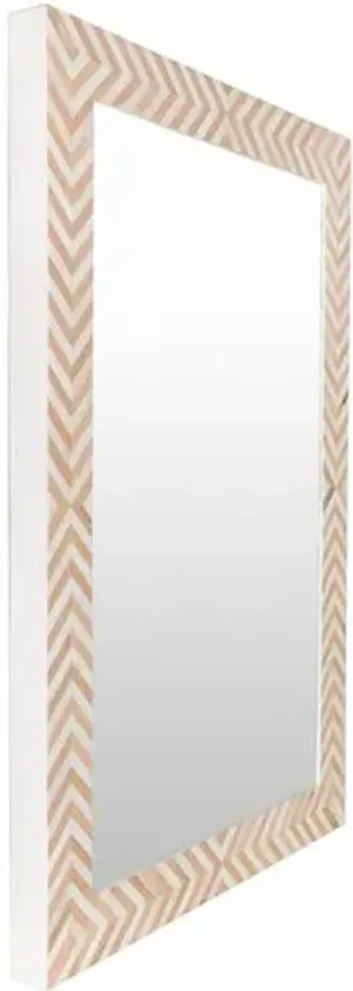 Kiara Large Rectangular Wall Mirror - Natural