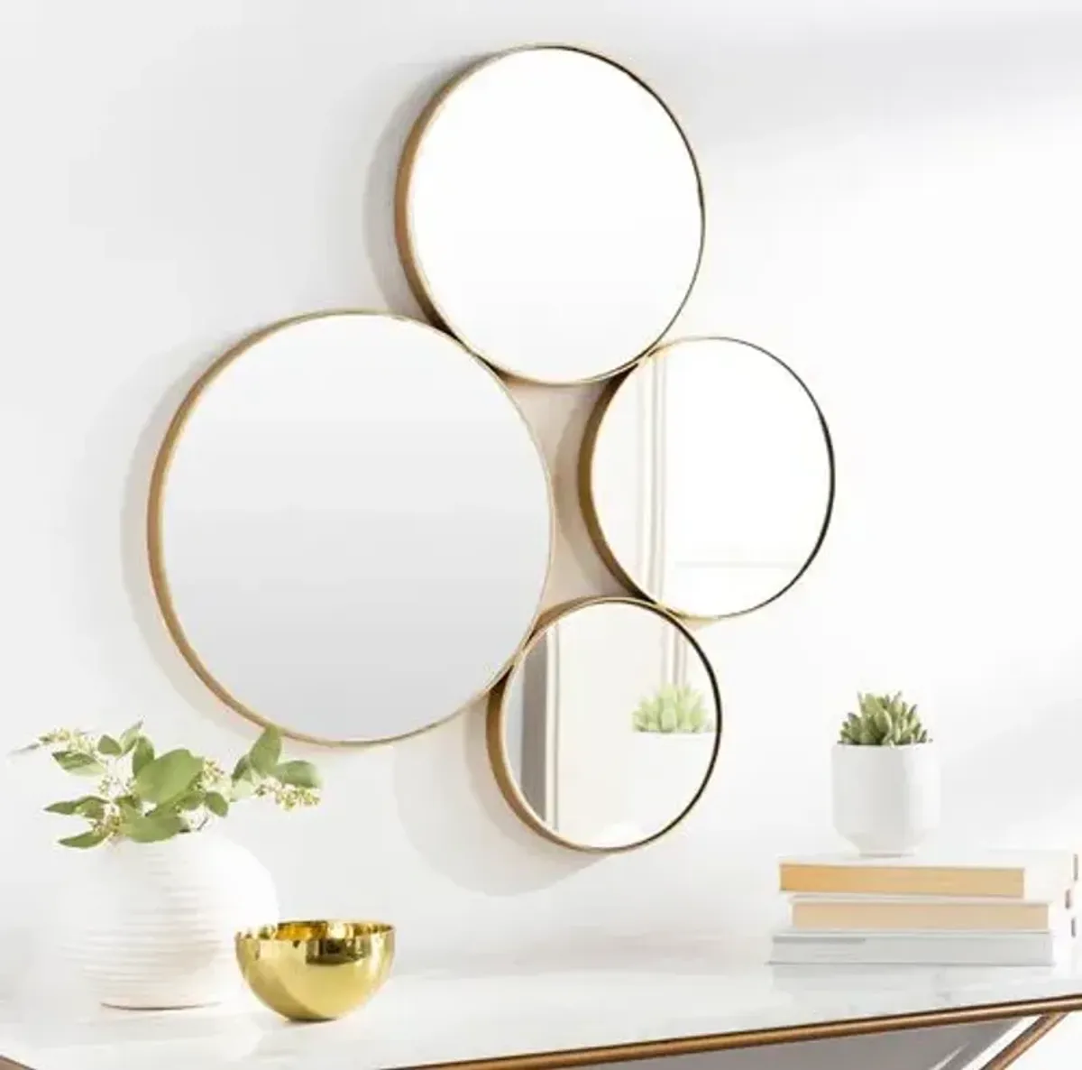 Shea Wall Mirror - Gold