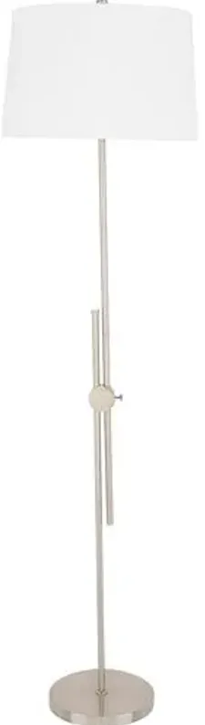 Jacy Floor Lamp - Nickel