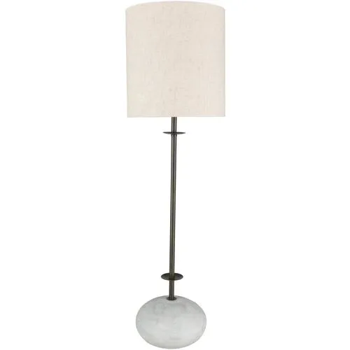 Reo Round Table Lamp - Bronze