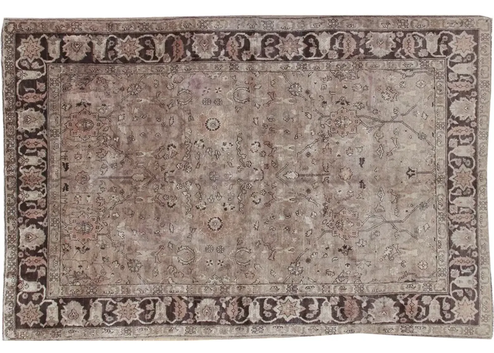 Turkish Taupe Sivas Rug - 5'6 X 8'3 - Beige - Beige