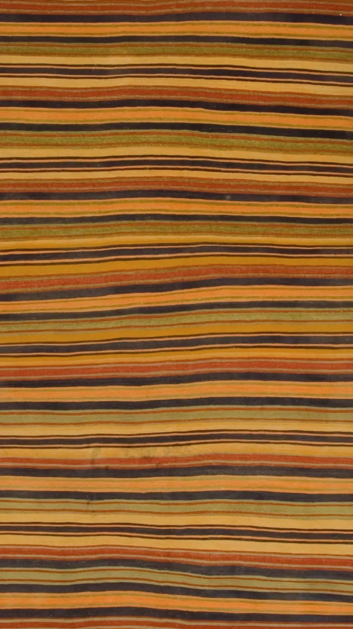 Turkish Kilim - Handwoven 5'7" X 10'8" - Orange