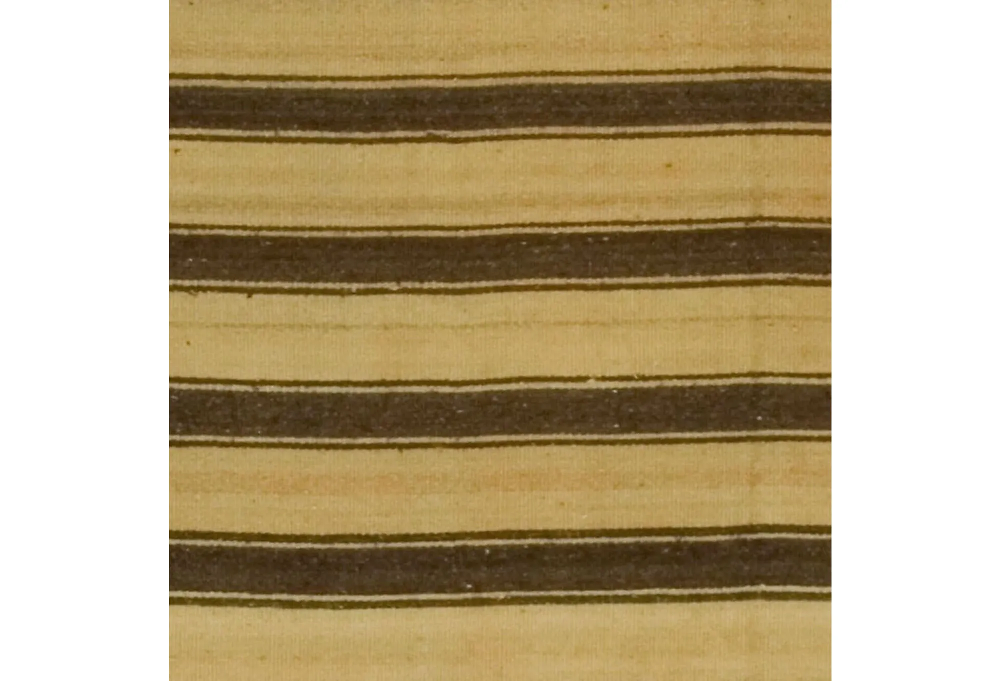 Hand Woven Turkish Kilim Rug 4'9 X 10'10 - brown - brown