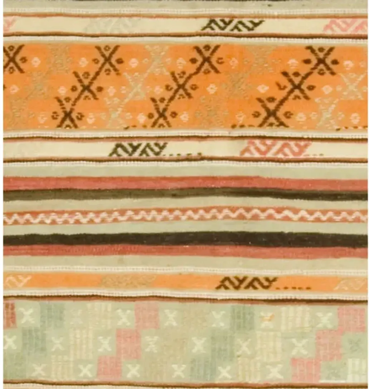 Turkish Kilim - 5'4 x 9'5 - Orange