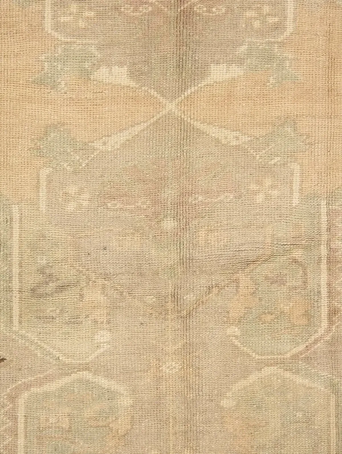 Turkish Oushak Rug - 5'3" X 11'9" - Beige - Beige