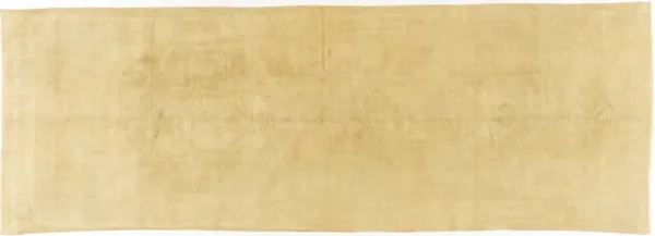 Turkish Oushak Runner - 4'4" X 12'3" - Beige