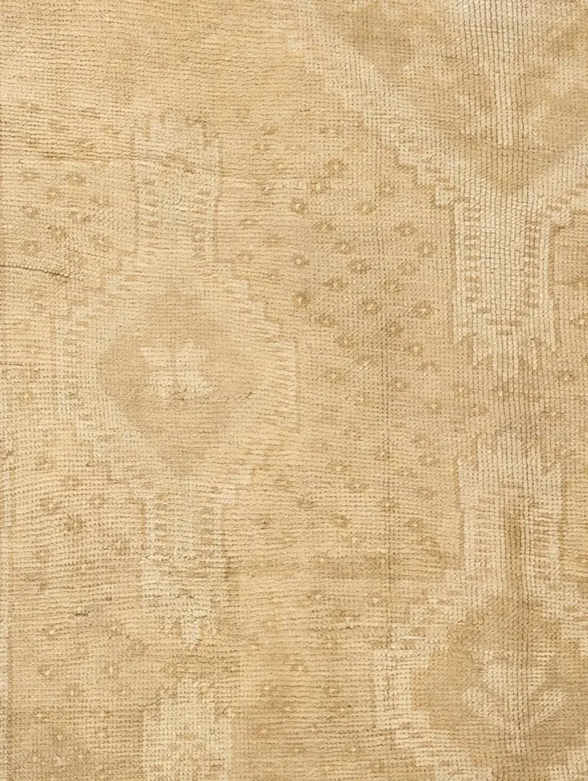 Oushak Gallery Rug - 4'10" X 11'9" - Beige - Beige