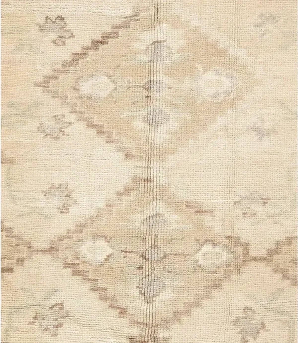 Turkish Oushak Rug 4'9 X 7'9 - Beige - Beige