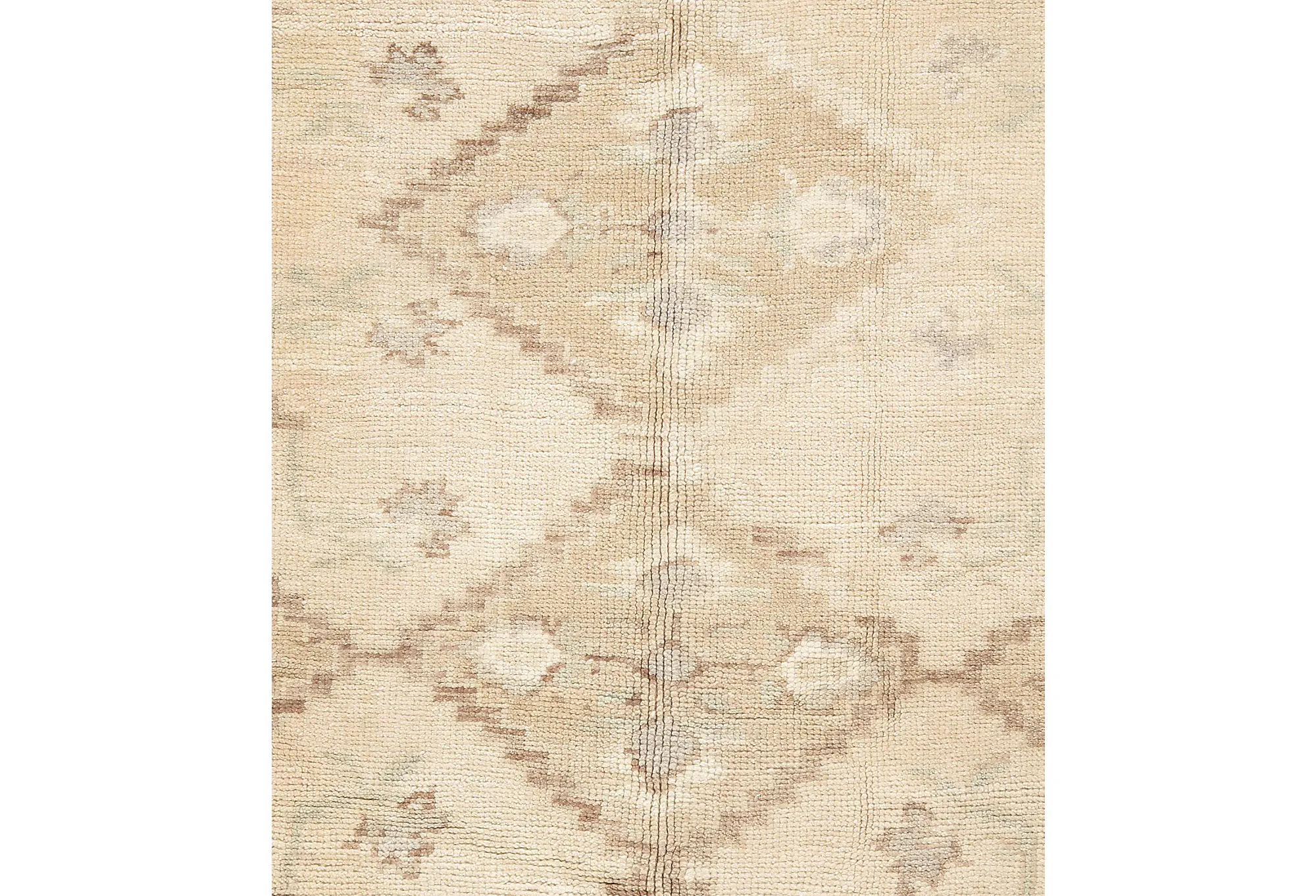 Turkish Oushak Rug 4'9 X 7'9 - Beige - Beige