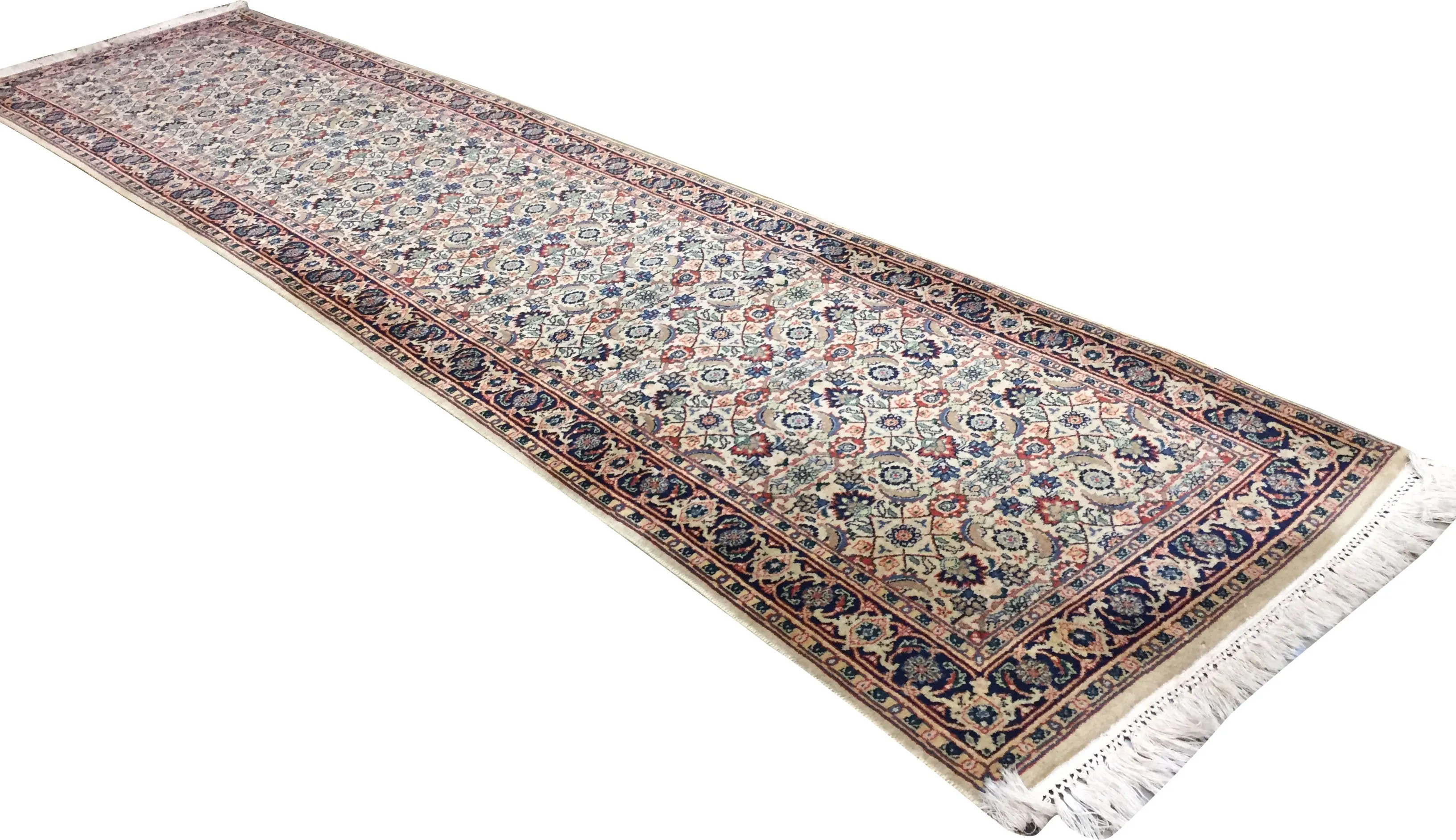 Hand Woven Runner 2'9" X 10'11" - Beige