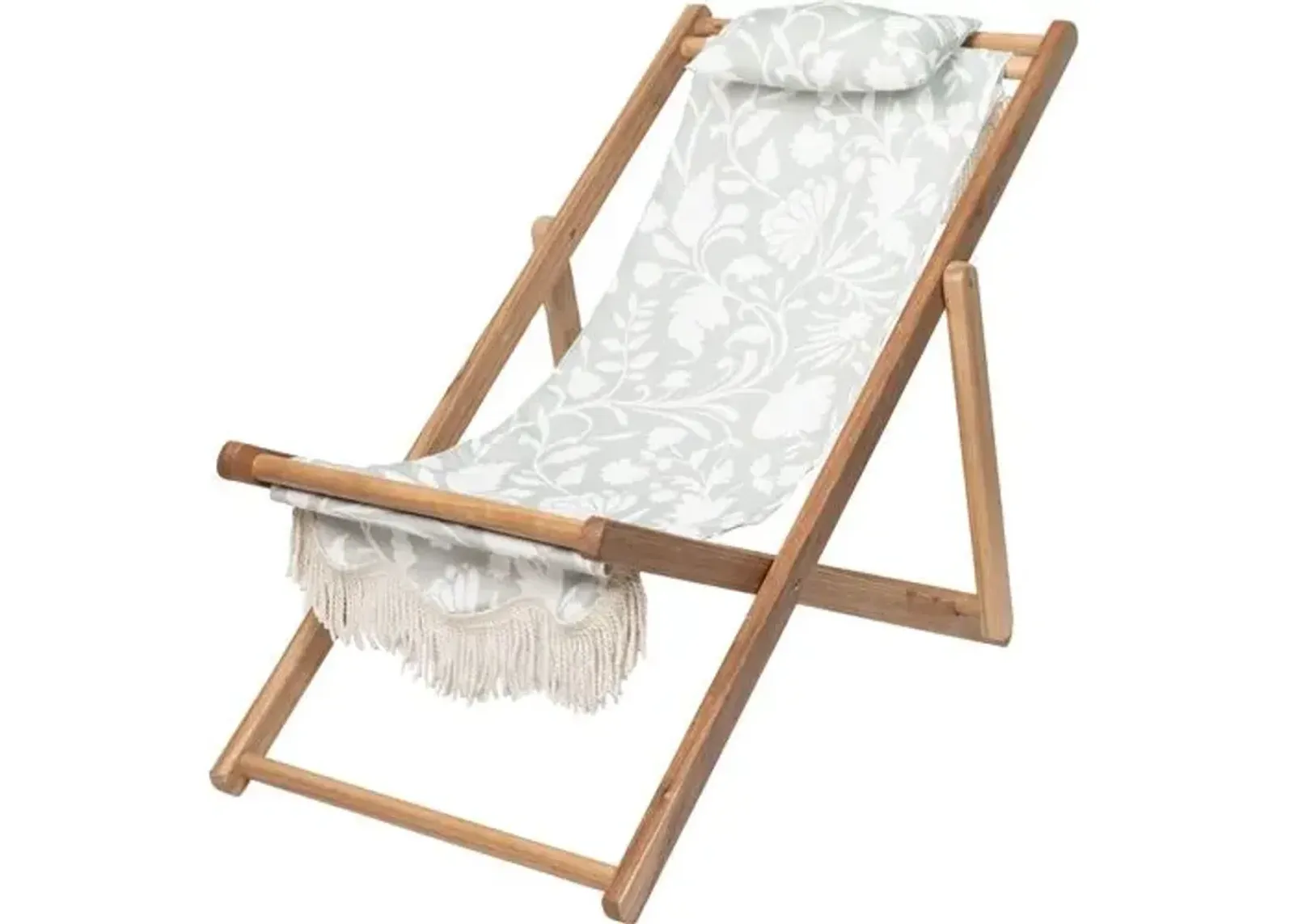 Flora Outdoor Sling Chair - Sage/White - Green