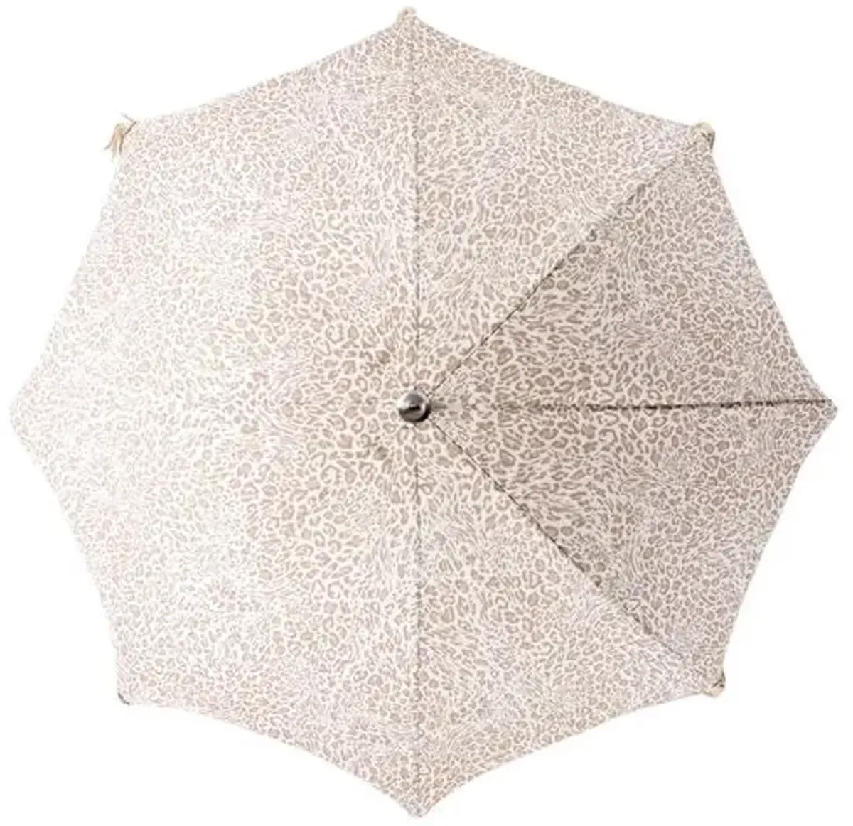 Pounce Holiday Beach Umbrella - Ivory Leopard