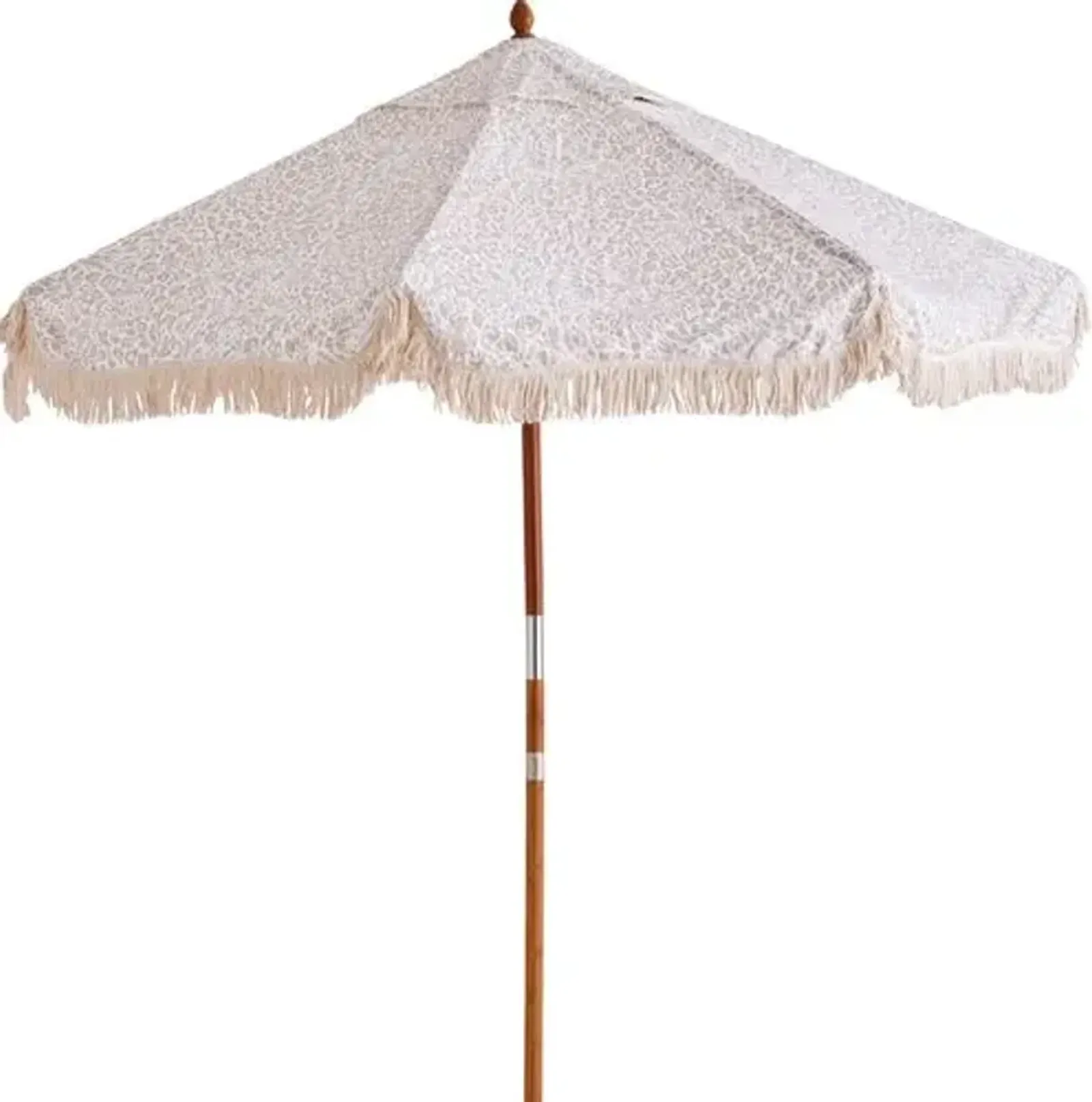 Pounce Patio Umbrella - Ivory Leopard