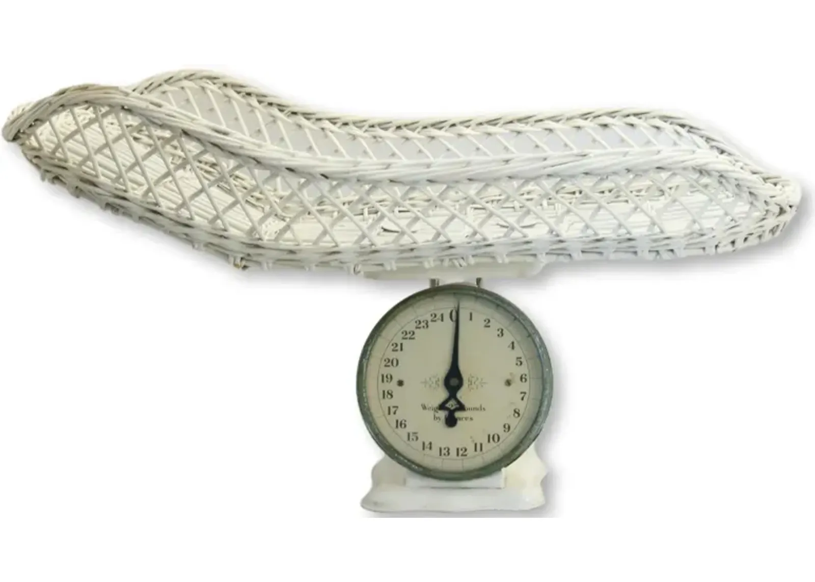 Decorative Vintage Baby Scale - The Queens Landing