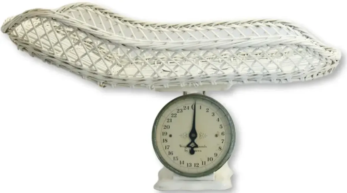 Decorative Vintage Baby Scale - The Queens Landing