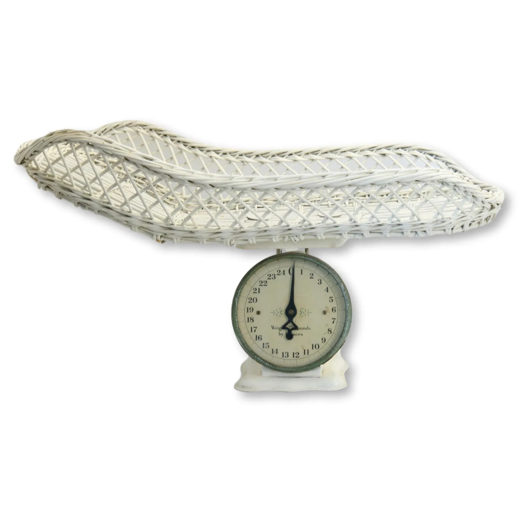 Decorative Vintage Baby Scale - The Queens Landing