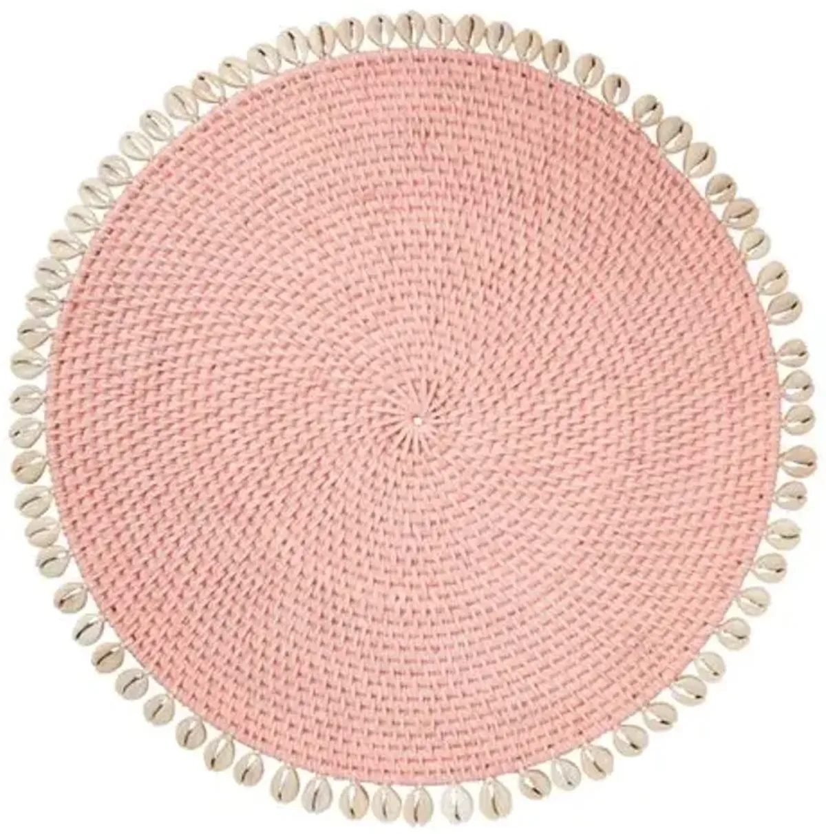 Set of 4 Capiz Place Mats - Pink - Mode Living