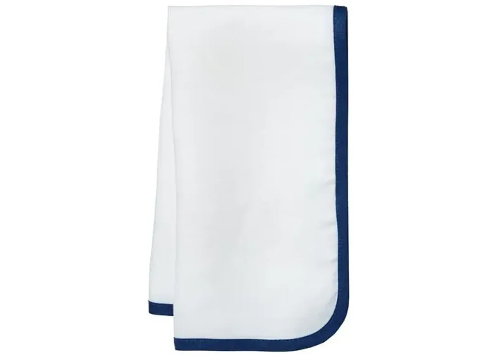 Set of 4 Carmel Napkins - White/Blue - Mode Living