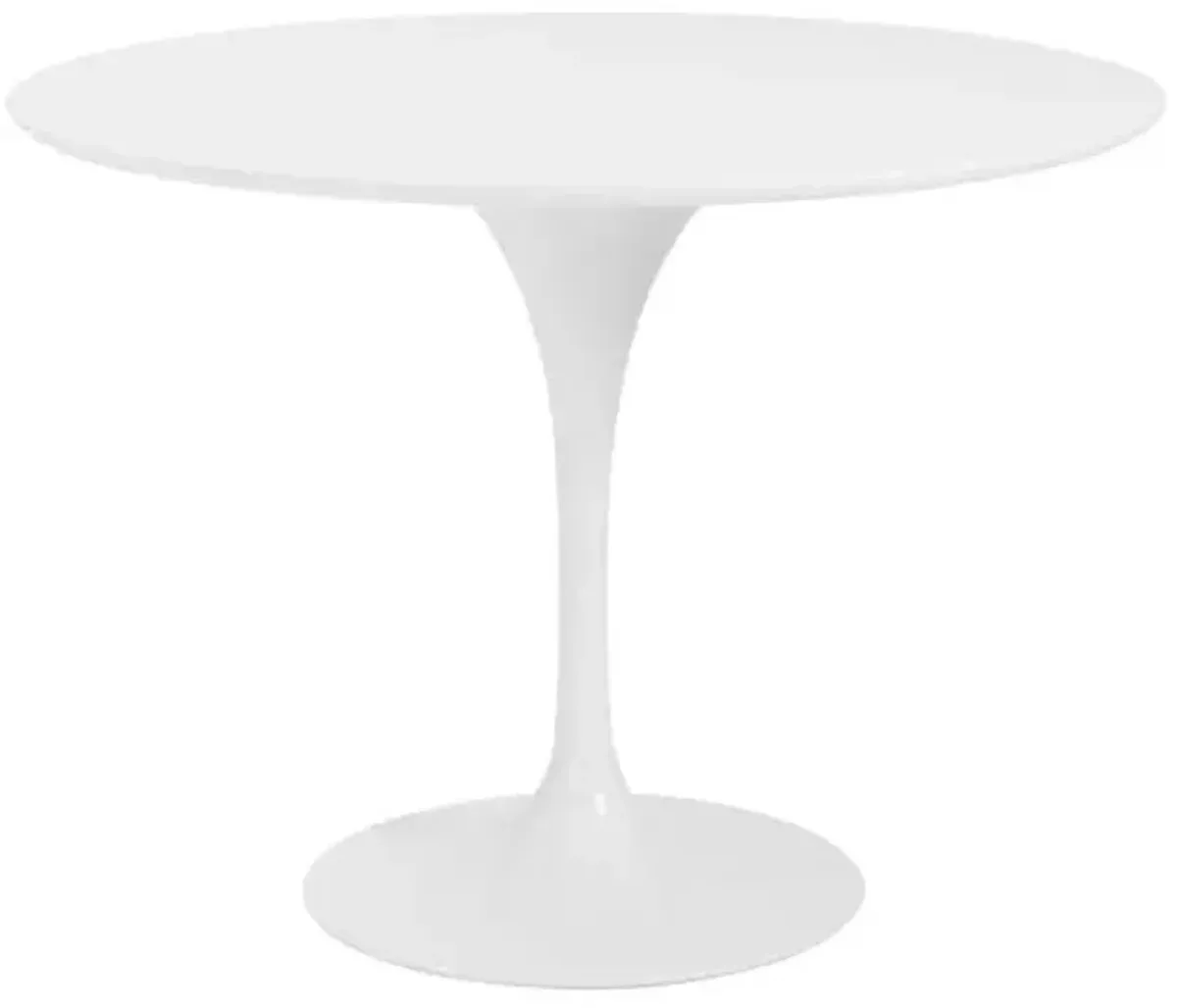 Aden 40" Round Dining Table - Matte White