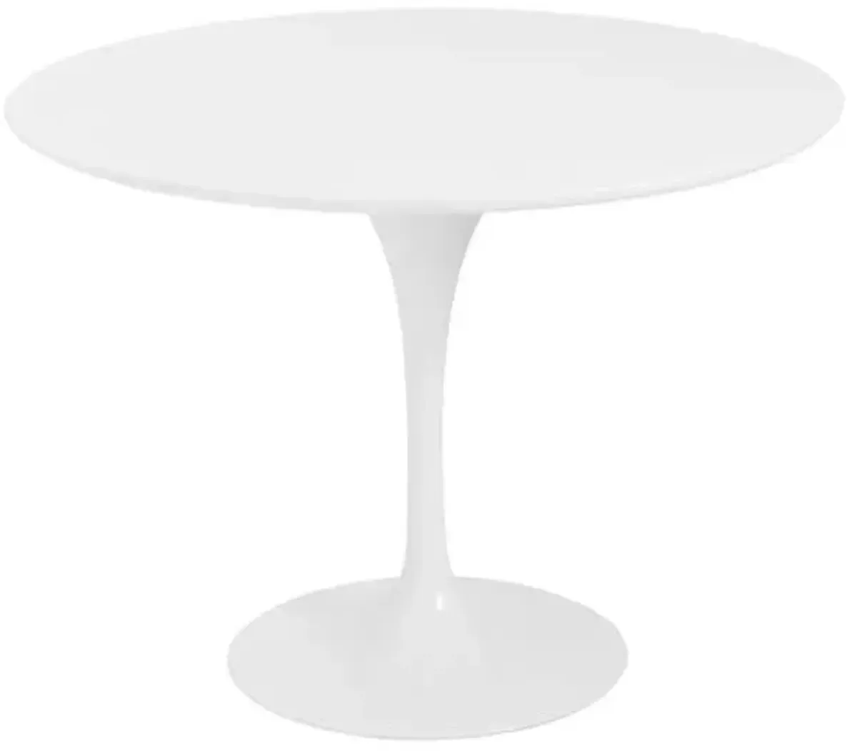 Aden 40" Round Dining Table - Matte White