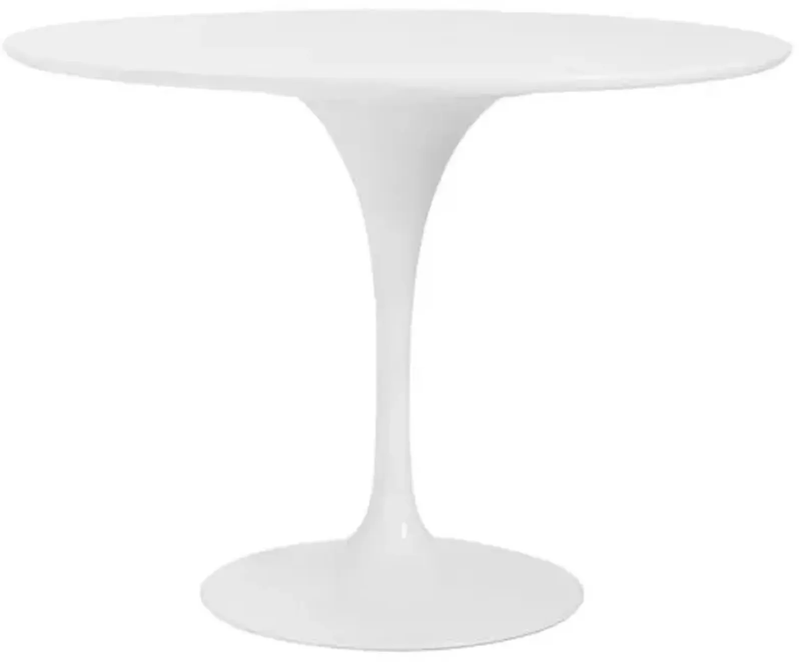 Aden 40" Round Dining Table - Matte White