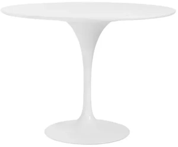 Aden 40" Round Dining Table - Matte White