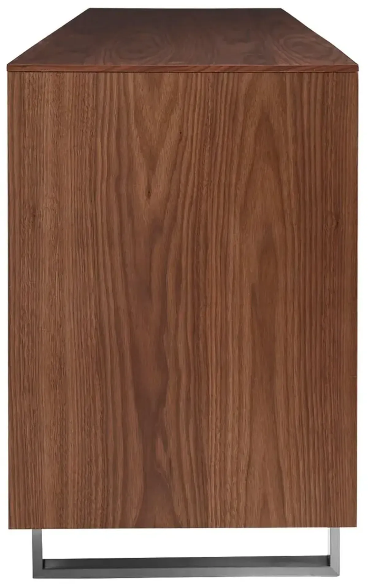 Brett 79" Sideboard, Walnut/Steel