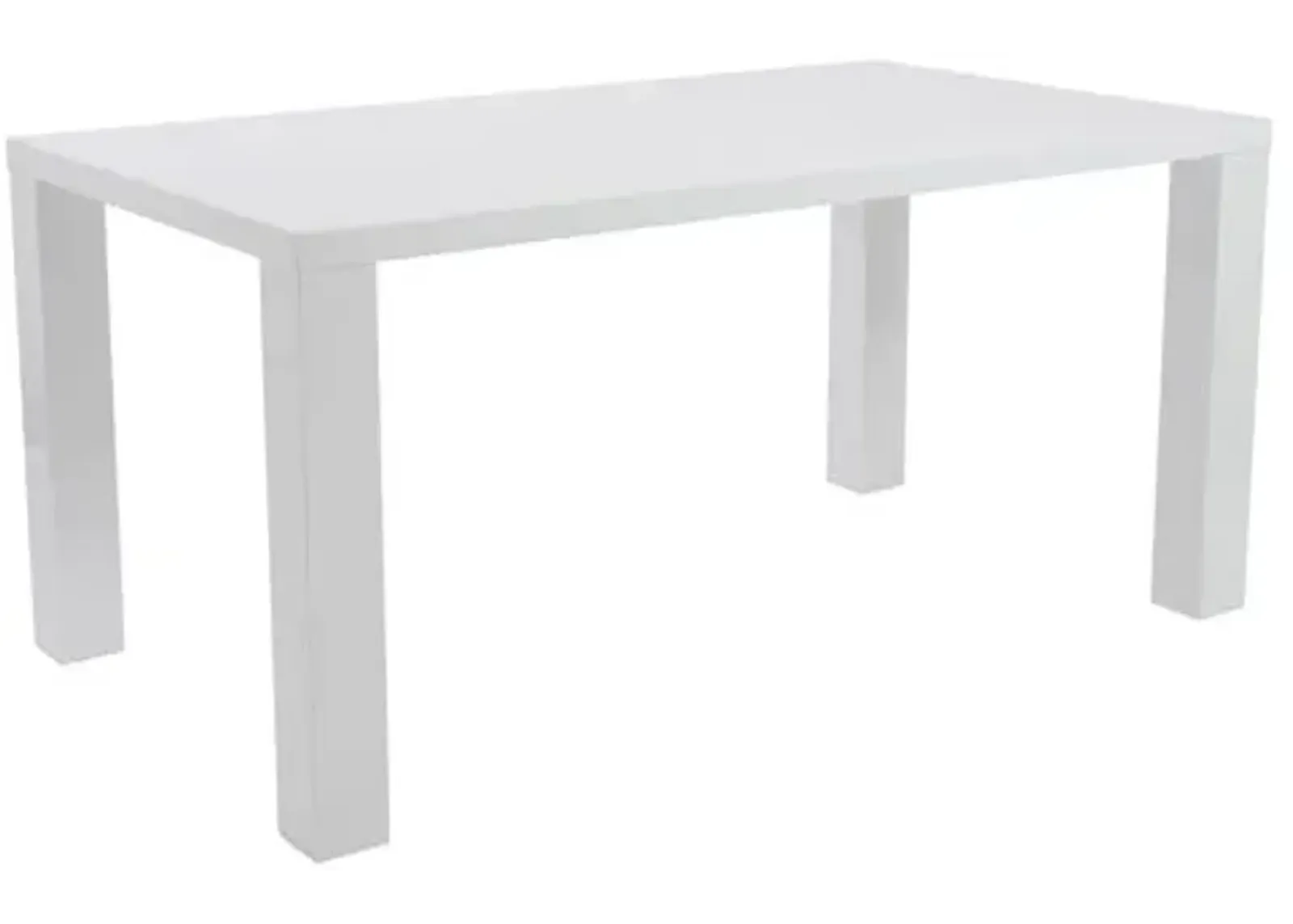 Duke 63" Parsons Dining Table - White