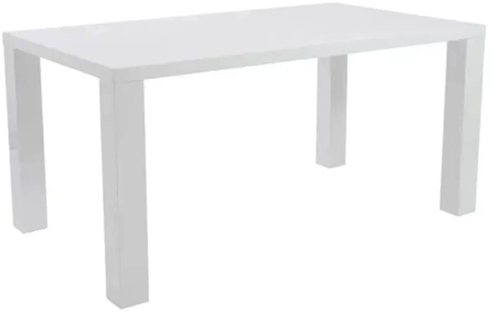 Duke 63" Parsons Dining Table - White